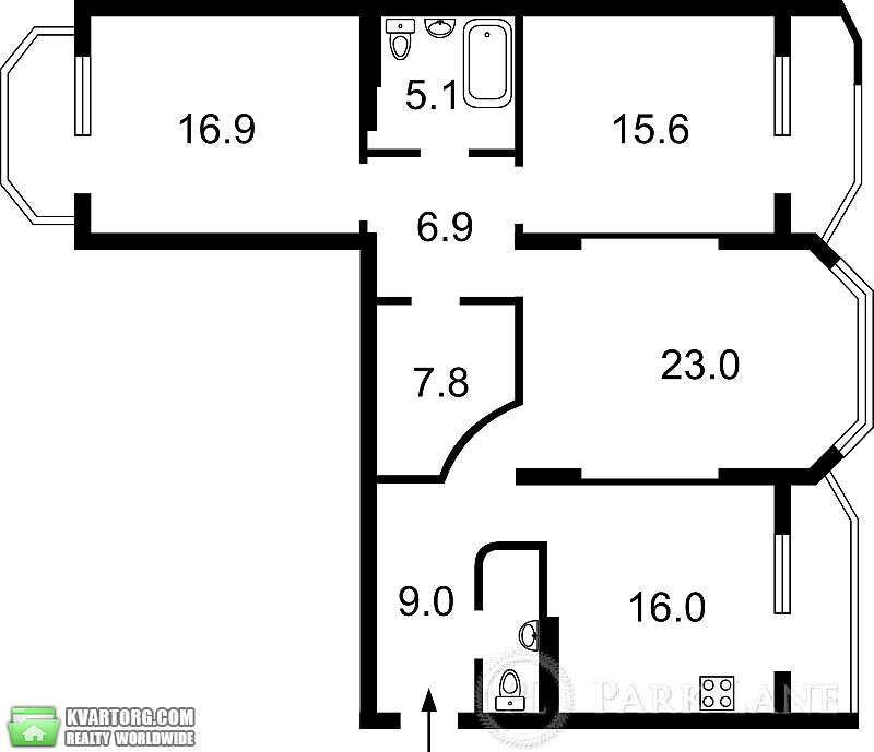 Sell 3-room apartment. Киев, Пономарьова — photo 7