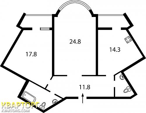 Sell 2-room apartment. Киев,  Княжий Затон — photo 6