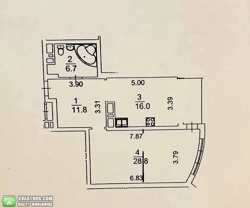Sell 2-room apartment. Киев, Генерала Шаповала — photo 10