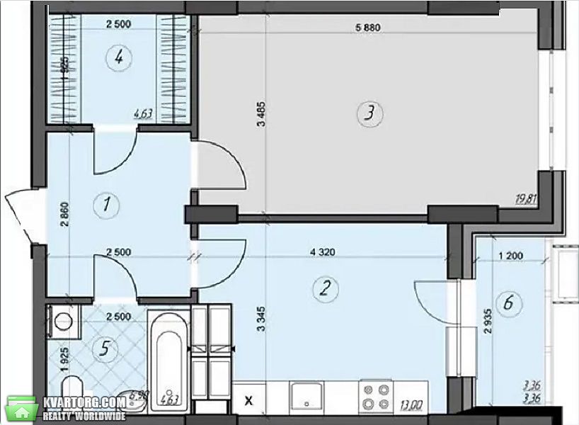 Sell 1-room apartment. Киев, Жилянская — photo 3