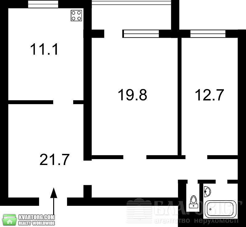 Sell 2-room apartment. Киев, Андрющенко — photo 2
