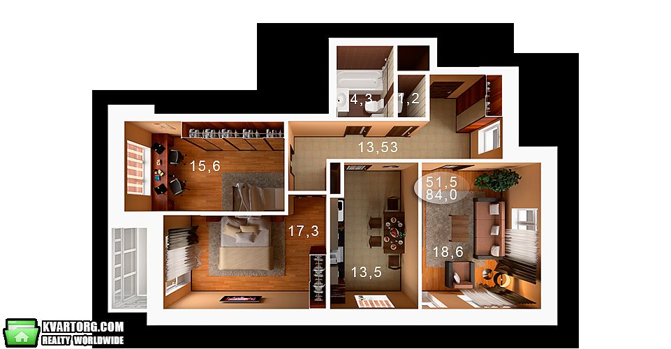 Sell 3-room apartment. Одесса, Михаила Грушевского — photo 1