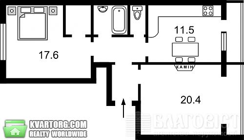 Sell 2-room apartment. Киев, Белицкая — photo 2