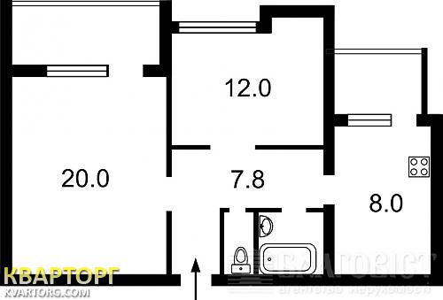Sell 2-room apartment. Киев,  Лабораторная — photo 2