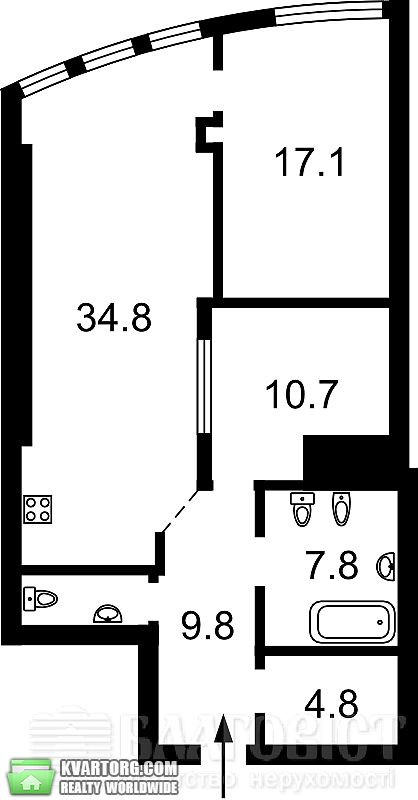 Sell 2-room apartment. Киев,  Кловский спуск — photo 8