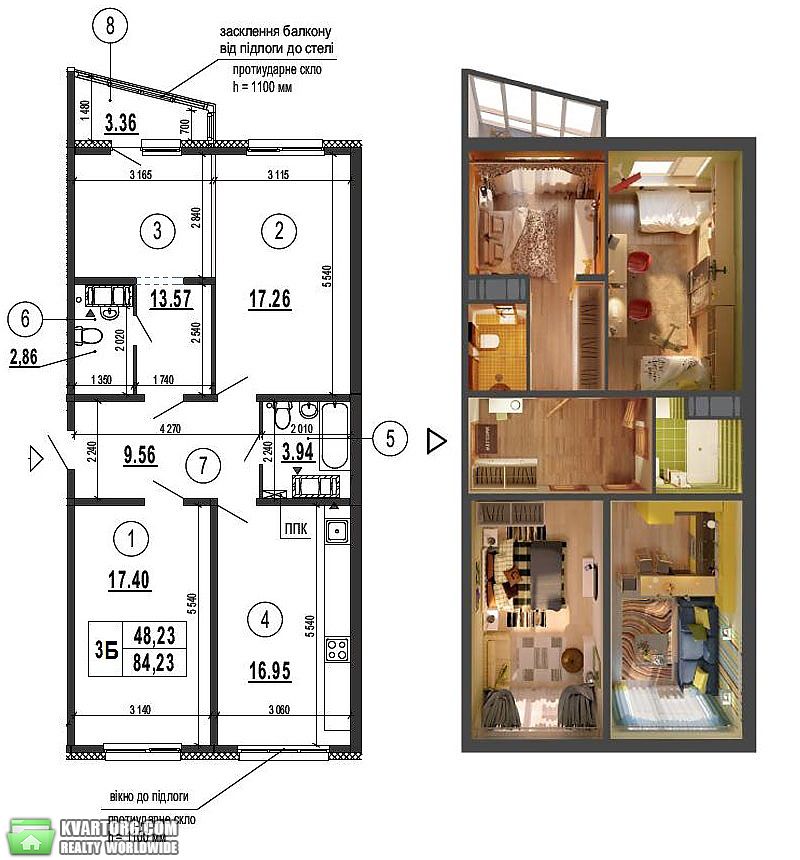 Sell 3-room apartment. Киев, Русовой — photo 5