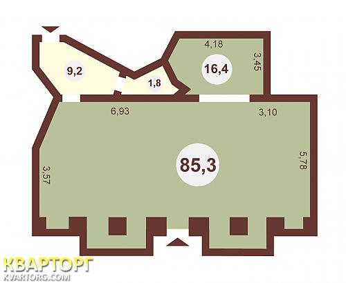 Rent out office. Киев, Городецкого — photo 1