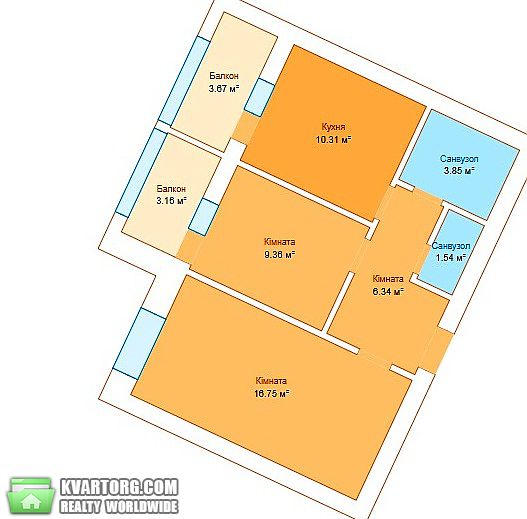 Sell 2-room apartment. Одесса, Бочарова — photo 5