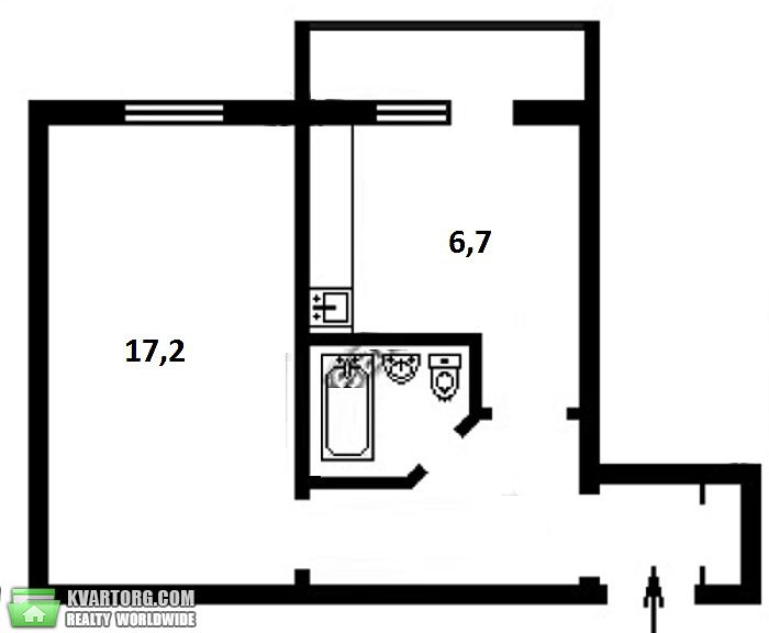 Sell 1-room apartment. Киев, Зодчих — photo 5