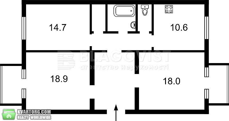 Sell 3-room apartment. Киев,  Терещенковская — photo 1