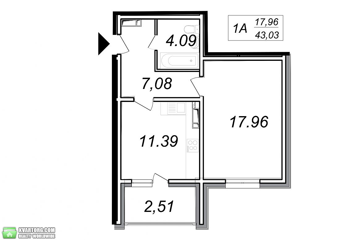 Sell 1-room apartment. Киев,  Ясиноватский пер — photo 8