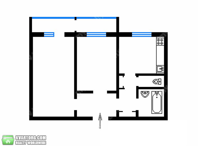 Sell 2-room apartment. Киев,  Луначарского — photo 3