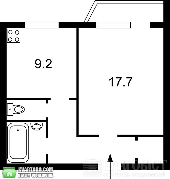 Sell 1-room apartment. Киев, Будищанская — photo 9