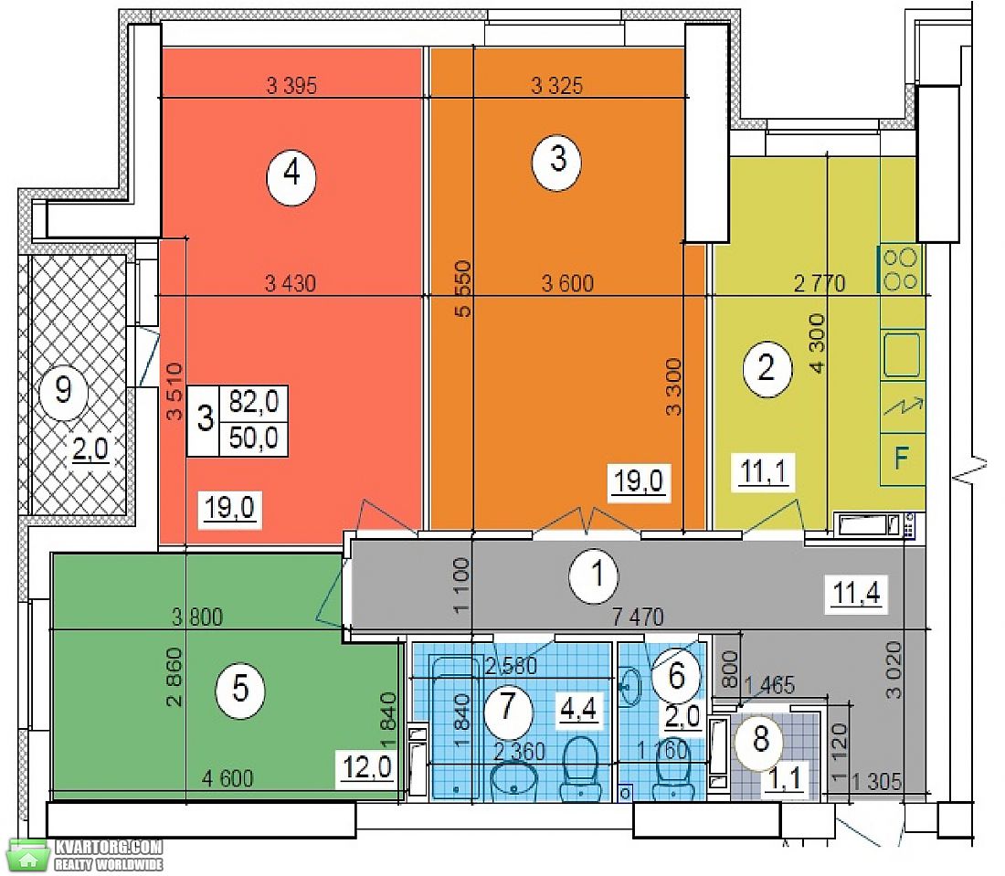 Sell 3-room apartment. Киев,  Теремковская — photo 2