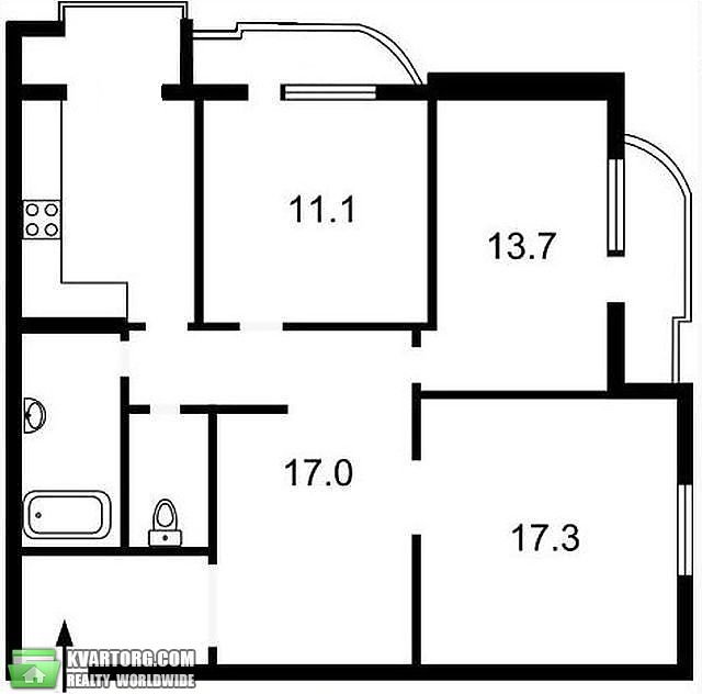 Sell 3-room apartment. Киев,  Ахматовой — photo 2