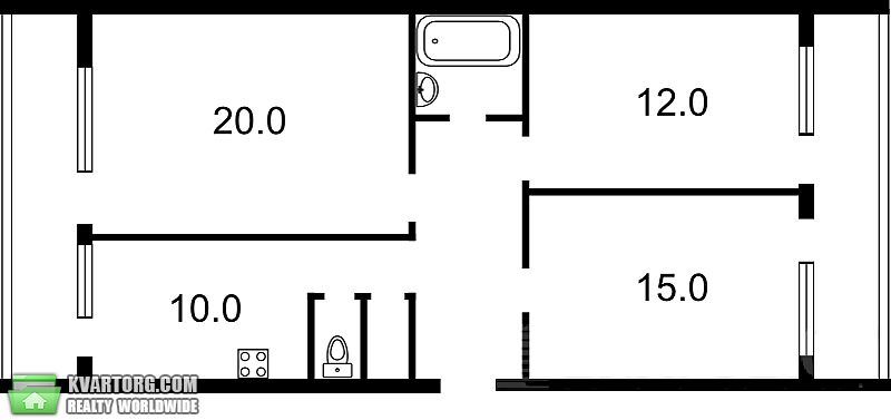 Sell 3-room apartment. Киев,  Верховного Совета бул — photo 2