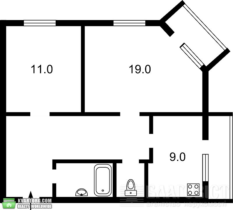 Sell 2-room apartment. Киев, Институтская — photo 5