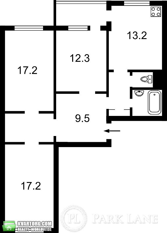 Sell 3-room apartment. Киев,  Урловская — photo 2