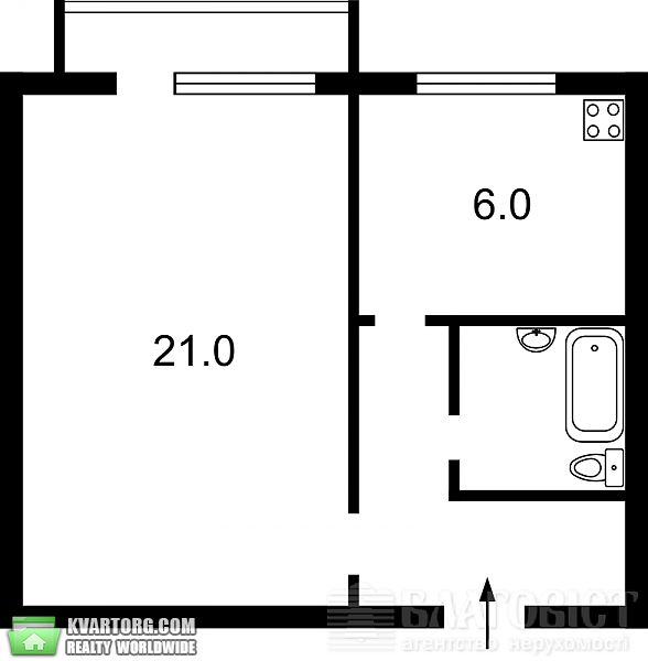 Sell 1-room apartment. Киев, Кудри — photo 9