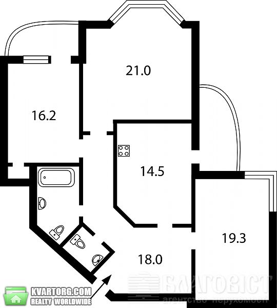 Sell 3-room apartment. Киев, Осенняя — photo 1
