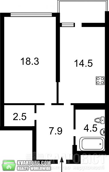 Sell 1-room apartment. Киев,  Воскресенская — photo 8