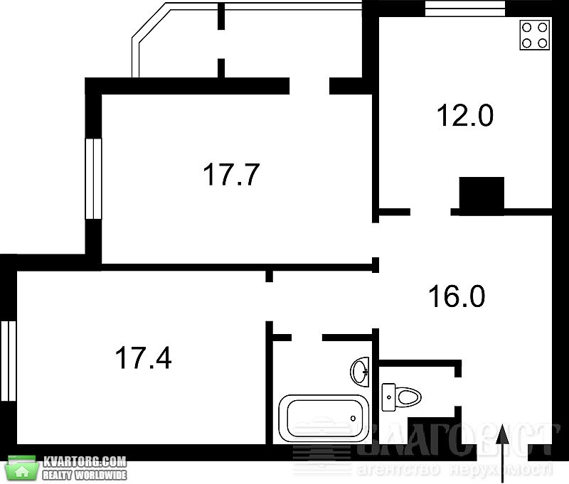 Sell 2-room apartment. Киев,  Урловская — photo 7