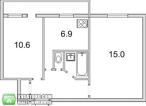 Sell 2-room apartment. Киев, Курбаса — photo 3