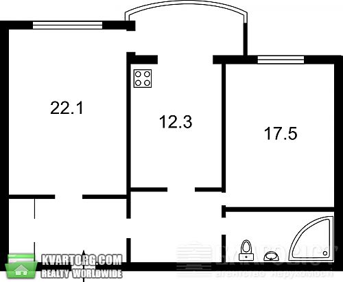 Sell 2-room apartment. Киев, Героев Сталинграда пр — photo 1