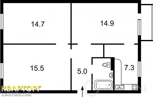 Sell 3-room apartment. Киев, Бусиловская — photo 7