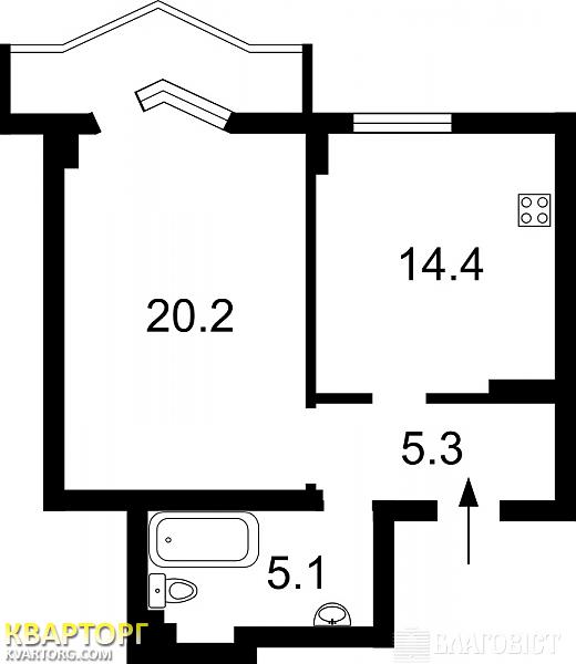 Sell 1-room apartment. Киев,  Липковского — photo 2