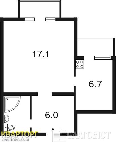 Sell 1-room apartment. Киев,  Тарасовская — photo 3