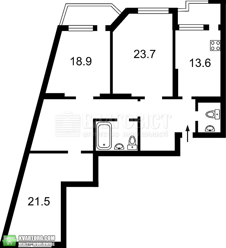 Sell 4-room apartment. Киев,  Пчелки — photo 1