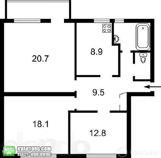 Sell 3-room apartment. Киев, бул Леси Украинки — photo 1