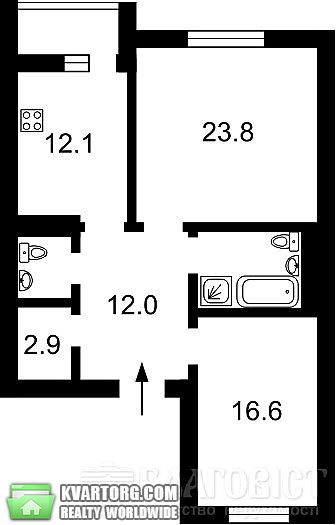 Sell 2-room apartment. Киев, Барбюса — photo 4