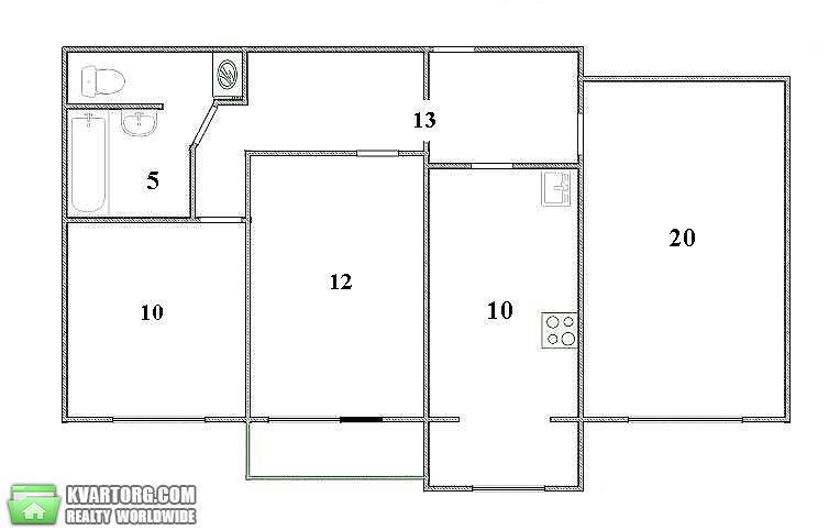 Sell 3-room apartment. Киев,  Котельникова — photo 4