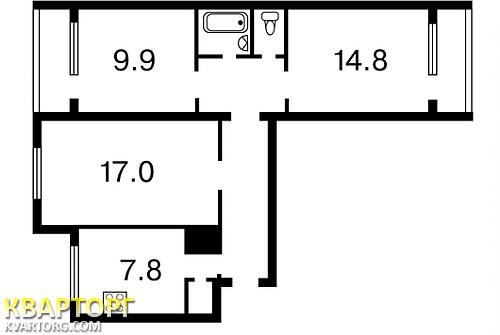 Sell 3-room apartment. Киев,  Цветаевой — photo 4