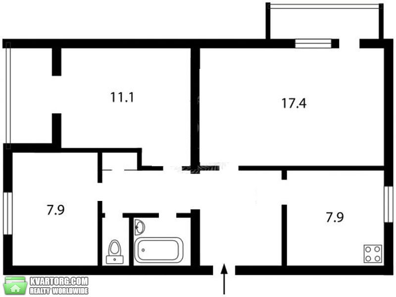 Sell 3-room apartment. Киев,  Бахмачская — photo 2