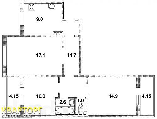 Sell 3-room apartment. Киев, Бажана — photo 9