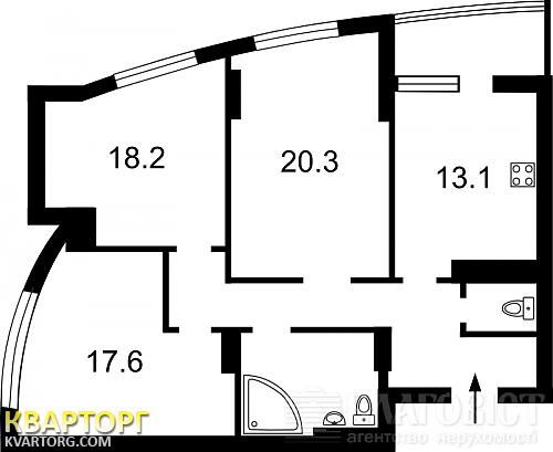 Sell 3-room apartment. Киев, Победы пр — photo 4
