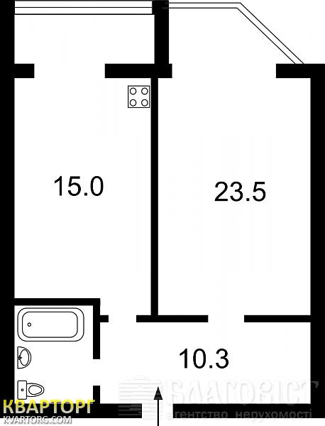 Sell 2-room apartment. Киев, Ломаносова — photo 5