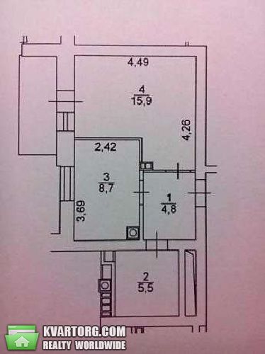 Sell 1-room apartment. Киев,  Лебедева — photo 5