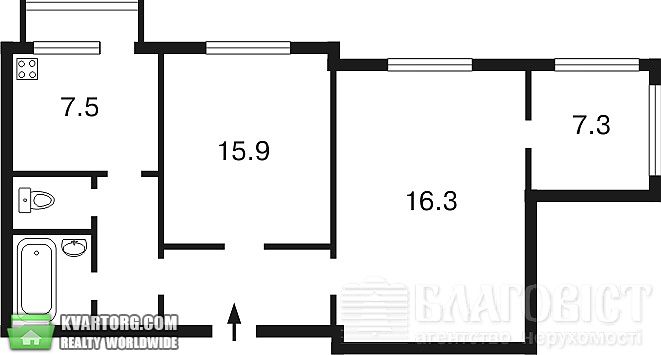 Sell 3-room apartment. Киев, Кловский спуск — photo 2