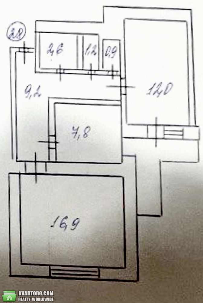 Sell 2-room apartment. Киев,  Борщаговская — photo 2