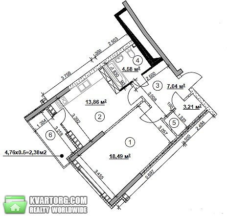 Sell 1-room apartment. Киев,  Барбюса — photo 3