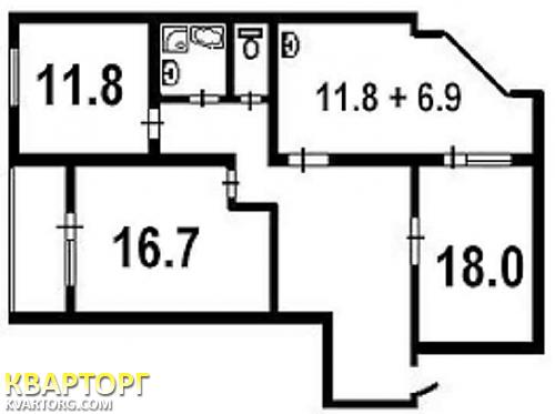 Sell 3-room apartment. Киев, Радужная — photo 2