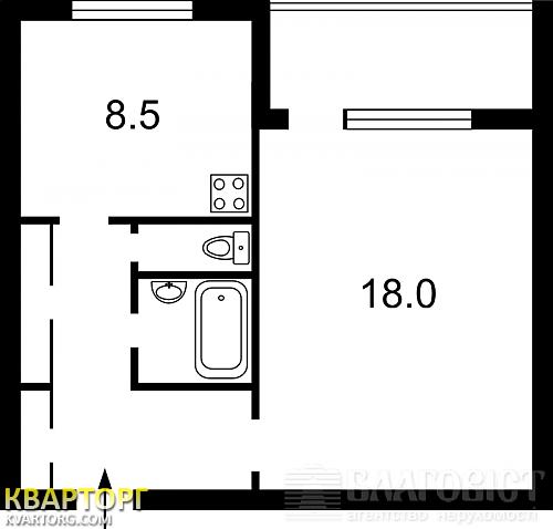 Sell 1-room apartment. Киев,  Ревуцкого — photo 2