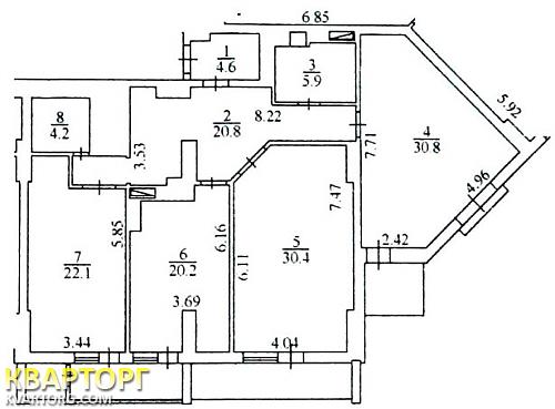 Sell 3-room apartment. Киев,  Щорса — photo 2