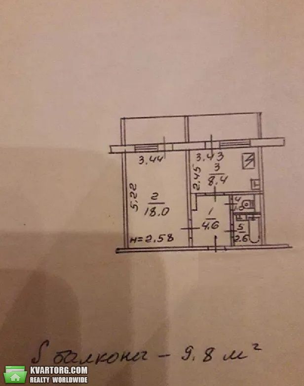 Sell 1-room apartment. Киев,  Якуба Коласа — photo 5