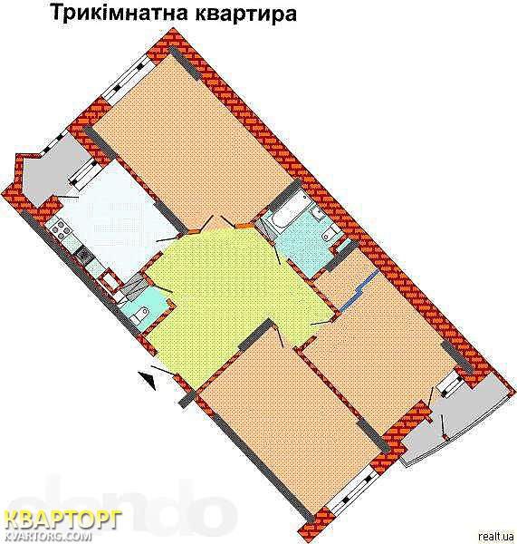 продам 3-комнатную квартиру. Киев,  Анны Ахматовой - фото 4
