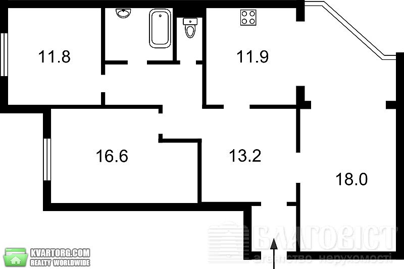 Sell 3-room apartment. Киев,  Пулюя — photo 10